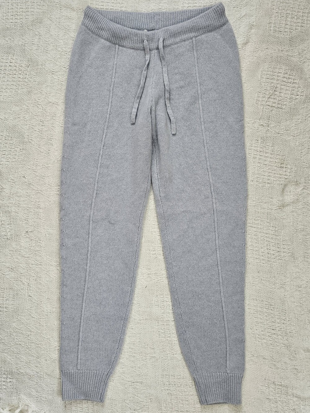 NWT Haven Well Within Light Blue Cashmere Knit Drawstring Lounge Pants Womens S